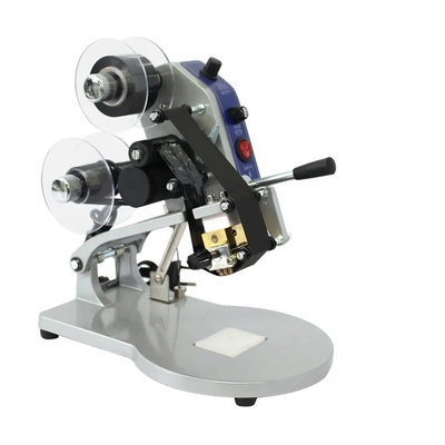 240*240*140mm ημιαυτόματη μηχανή σφράγισης για εκτύπωση ημερομηνίας λήξης σε βολικές σακούλες
