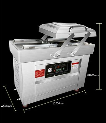 Εμπορικός διττός θάλαμος σφραγιστής κενού για βολική διατήρηση τροφίμων και κρέατος