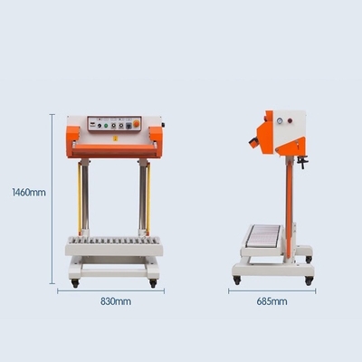 50 kg μέγιστη χωρητικότητα φορτίου Πνευματική κάθετη σφραγίδα για συσκευασία και διατήρηση λιανικής πώλησης