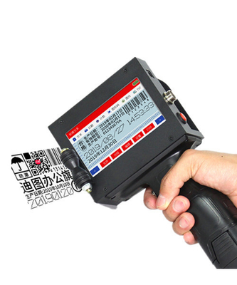 600DPI 25,4mm έξυπνος φορητός φορητός μηχανή κωδικοποίησης παρτίδας Inkjet εκτυπωτής