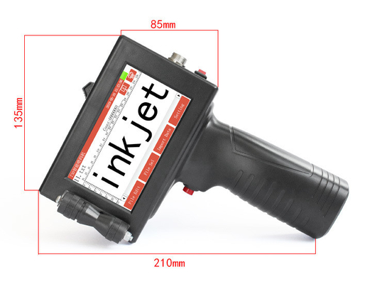 Εύκολη λειτουργία 12.7mm χειροκίνητος Inkjet εκτυπωτή με μακρά διάρκεια ζωής και βάρος 0,89 KG