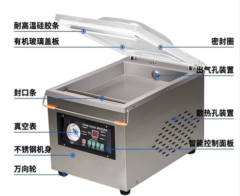 27 KG Βιομηχανικό Εμπορικό Τροφίμων Vakuum Sealer Vakuum Sealing συσκευασία για το 2023