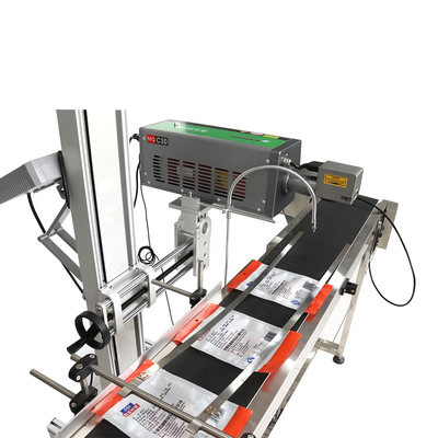 Επαγγελματικός εκτυπωτής 220V έως 3.6A 50HZ Co2 Laser Data Marking για πίνακες βάζων μπουκαλιών
