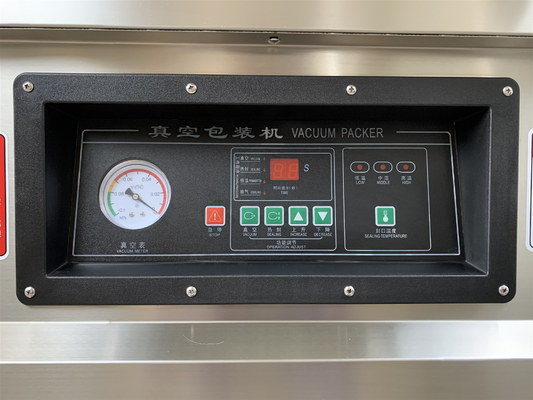 DZ-600 2SB Διπλό θάλαμο πλαστική σακούλα κρέας Μηχανή συσκευασίας κενού Μηχανή σφράγισης κενού για τυρί