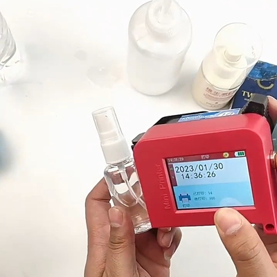 12.7mm Mini130 φορητός εκτυπωτής μελάνης για λύσεις αναγνώρισης χώρου κατασκευής