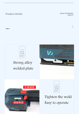 220V Ηλεκτρική μπαταρία ισχύος Strapping χειροκίνητο Strapping Making Machine με CE