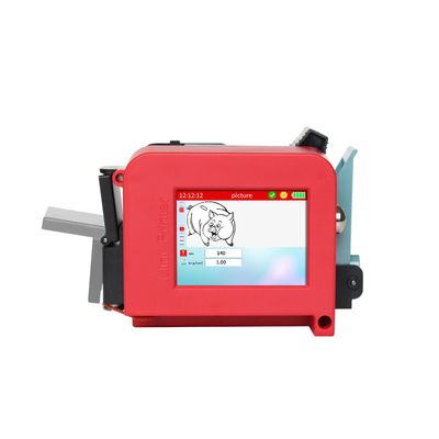 Μέγεθος L*W*H 220X130X50MM Μίνι εκτυπωτής μελάνης για ημερομηνία παραγωγής Κώδικας και εικόνα