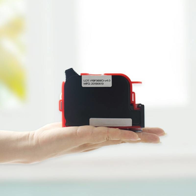 Ημιαυτόματος 12mm ύψος μίνι χειροκίνητος Inkjet εκτυπωτής για χαρτοσακούλα μεταλλικών ξύλινων σωλήνων