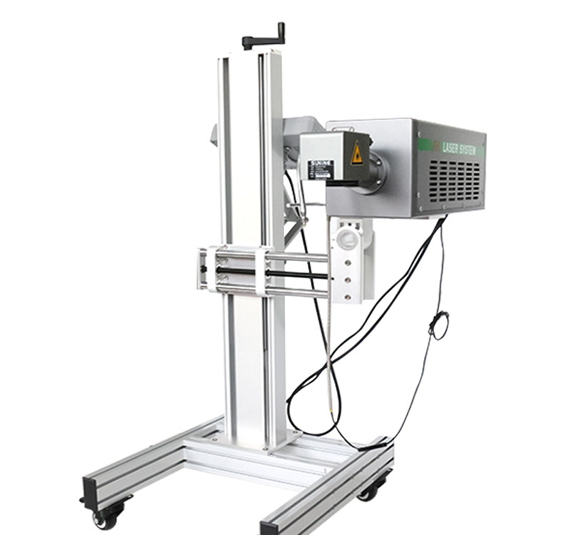 Επαγγελματικός εκτυπωτής 220V έως 3.6A 50HZ Co2 Laser Data Marking για πίνακες βάζων μπουκαλιών