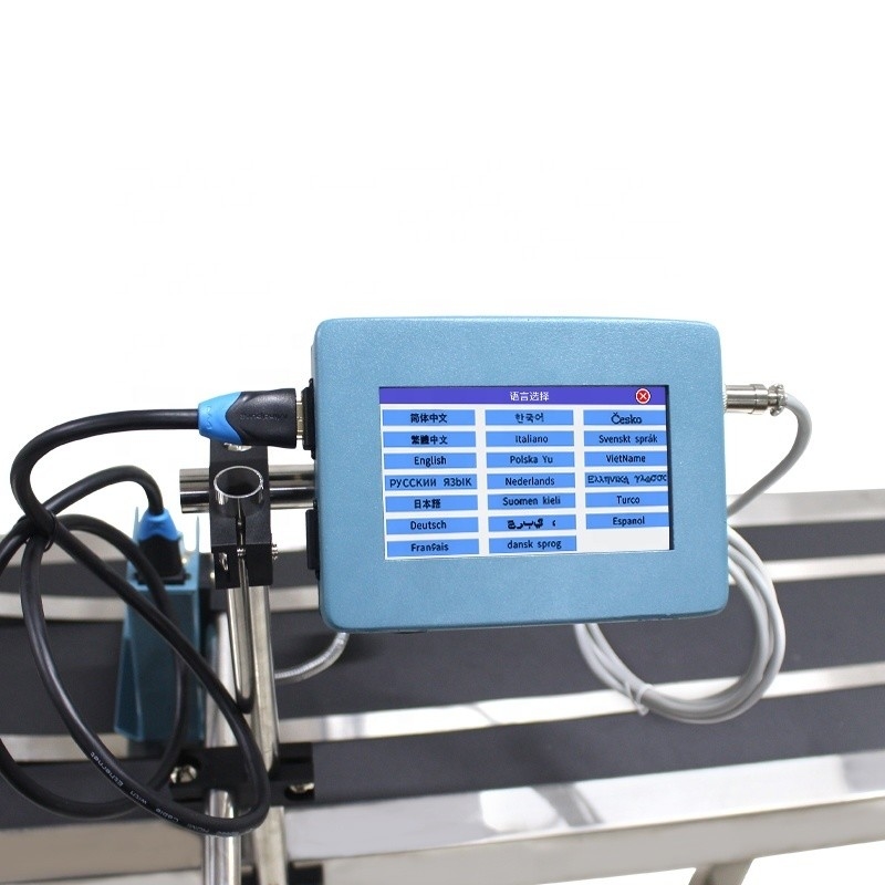 110V/220V υψηλών επιπτώσεων αυτόματο χρώμα Μεγάλο χαρακτήρα Inkjet εκτυπωτής για γραμμή συναρμολόγησης