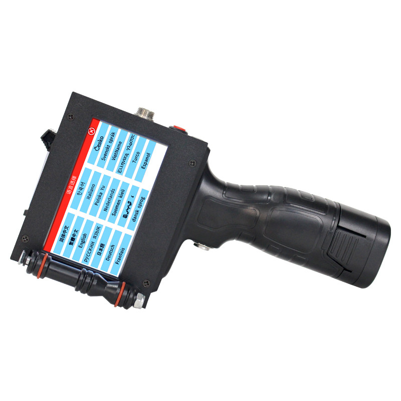 Εκτυπωτής χαρτιού Get 25.4mm Print Dimension Hand Jet Batch Coding Machine Εκτυπωτής μελανιού