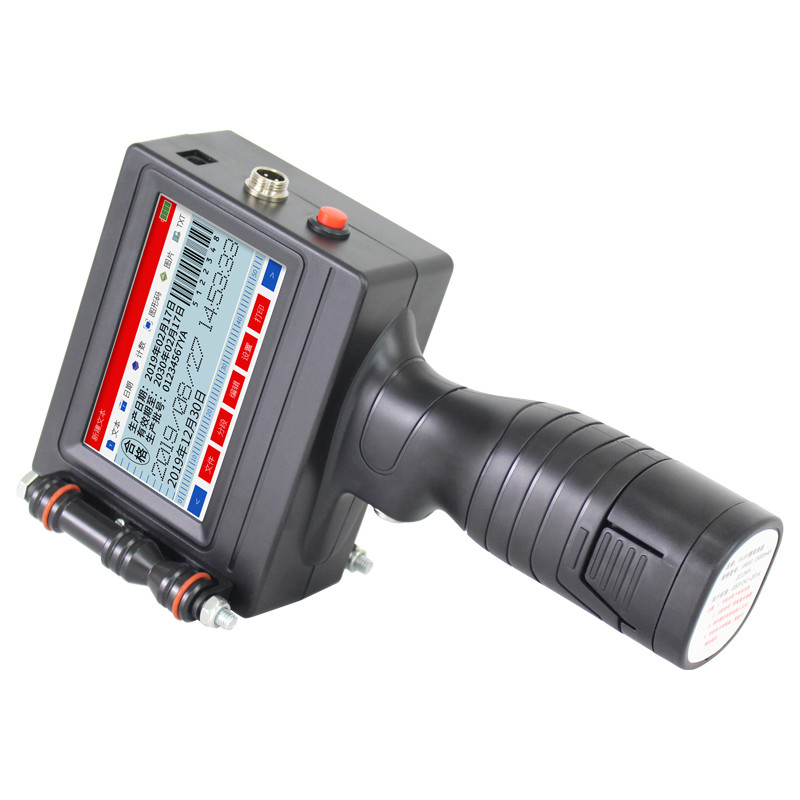 Εγκρίθηκε από την CE 2-12.7 mm Inkjet εκτυπωτής κωδικοποίησης ημερομηνίας για βιομηχανική κωδικοποίηση αριθμών παρτίδων